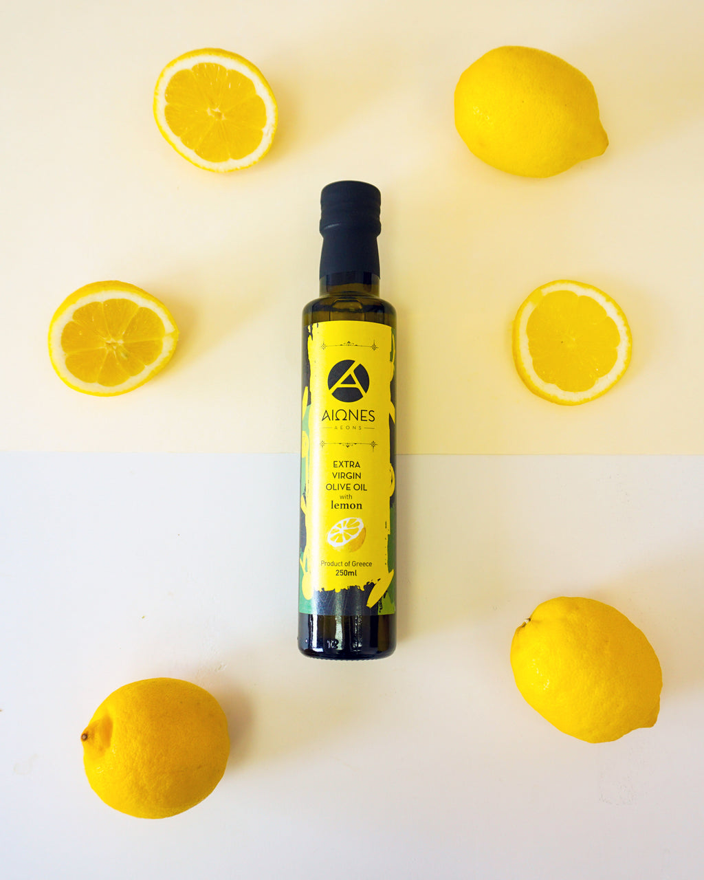 AEONS Infused Extra Virgin Olive Oil — Lemon (250ml)